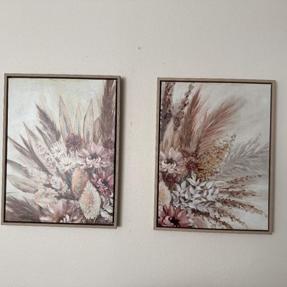 Floral wall art